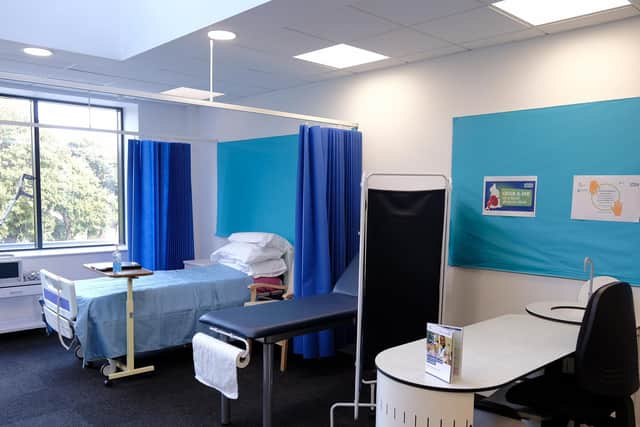 Inside Scarborough UTC’s new health suite.