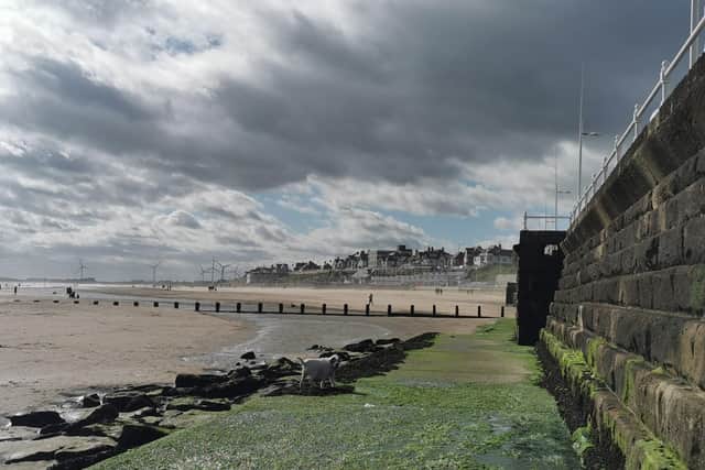 Paul Morrison took this excellent image of the south beach area under some very dark clouds.