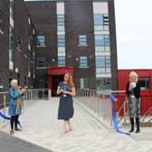 From left: Doff Pollard, Whitby Governor; Sharon Mays, former Chair of Humber Teaching NHS Foundation Trust and Michele Moran, Chief Executive.