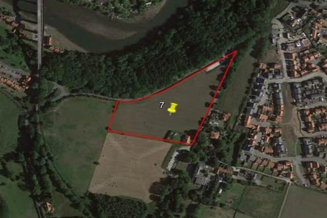 The proposed site for a new cemetery in Whitby.