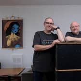 Eat Me Cafe owners Stephen Dinardo and Martyn Hyde at their premises at the SJT