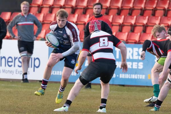 Aaron Wilson scored the winning try for Scarborough RUFC.