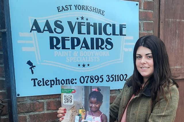 Jess and Aaron Saltmer at AAS Vehicle Repairs are once again collecting shoe boxes for Samaritan’s Purse Operation Christmas Child.