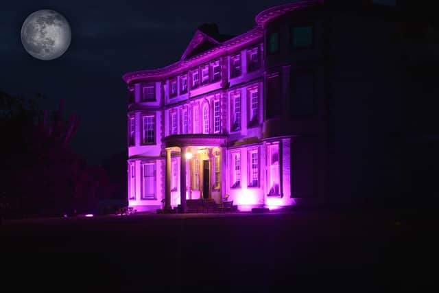 Sewerby Hall and Gardens is welcoming visitors with stunning new permanent lighting in the woods and on the front of the house.