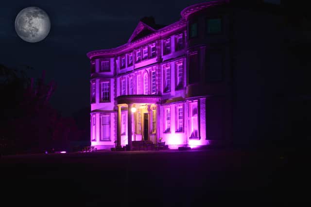 Sewerby Hall and Gardens is welcoming visitors with stunning new permanent lighting in the woods and on the front of the house.