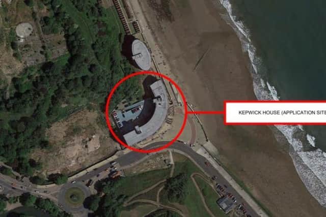 An aerial view of the application site in question. (Credit: BRL Architects)