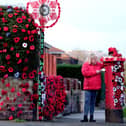 Crocheted poppies have taken over Scarborough area.