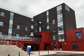 The new Whitby Hospital tower block.