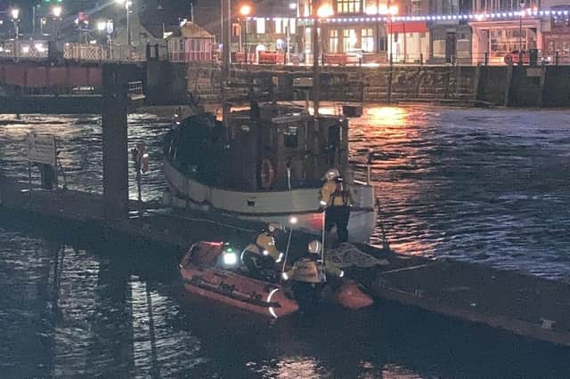 Whitby Lifeboat Crew were quick to secure the vessel