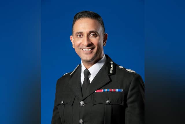 Newly appointed Deputy Chief Constable Mabs Hussain MBE