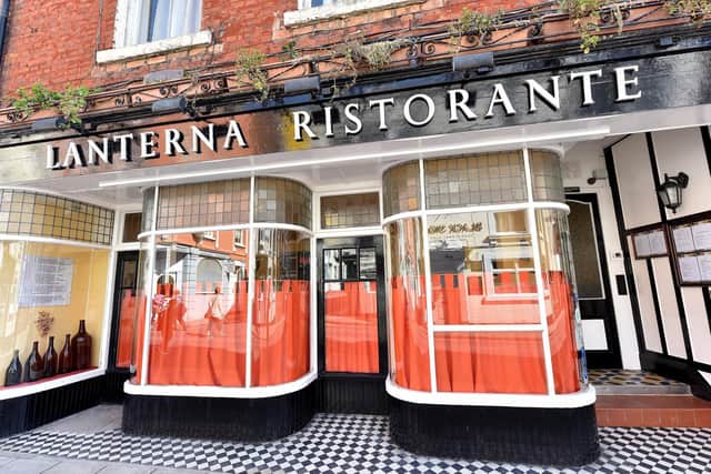 The Lanterna Ristorante features on the AA's Restaurant Guide for 2022.