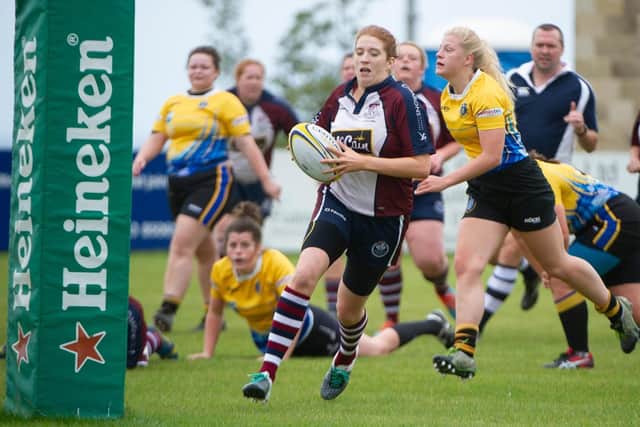 Jess Bray scored a try for the hosts