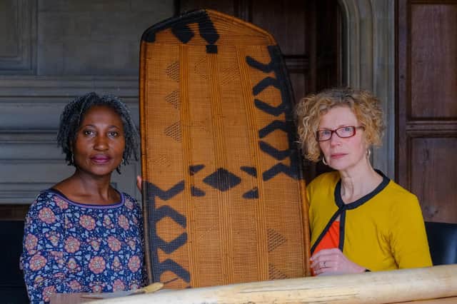Gifty Burrows, freelance project manager, and Dorcas Taylor, curator, special projects at Scarborough Museums Trust