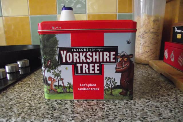 Rare Yorkshire Tree Gruffalo tea tin