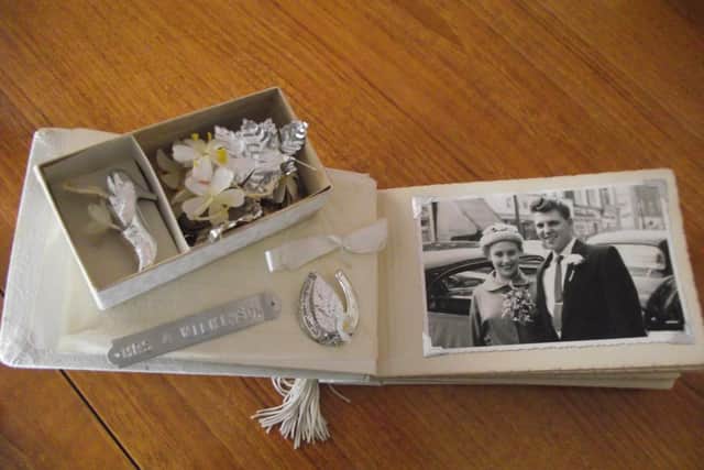 Shirley and Alan Wilkinson have been married more than 60 years and Mrs Wilkinson still has the decorations from her wedding cake