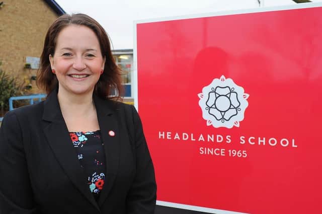 Headlands headteacher Sarah Bone thanked everyone for their support following the ‘good’ Ofsted rating.
