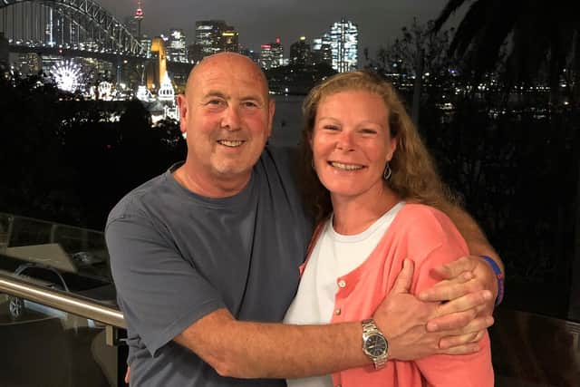 Adrian and Debbie Luty.