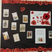 Bridlington Central Library has created a display of postcards.