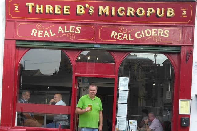 Mark Bates, who runs the Three B’s Micropub, said he was over the moon following the 2022 Good Beer Guide recognition.