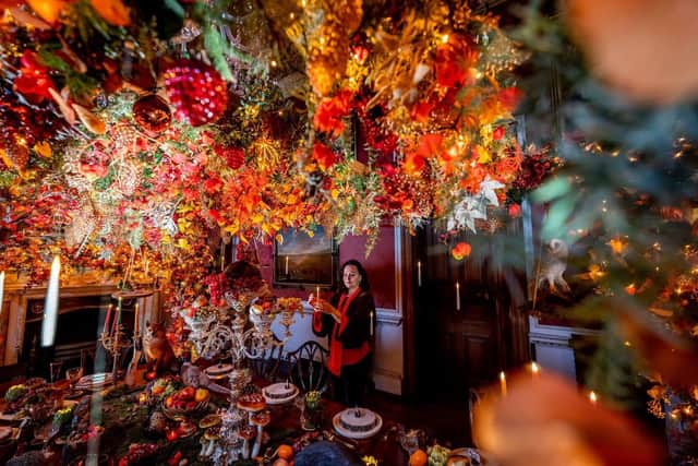 A woodland feast is just one of the many features at Castle Howard's Christmas in Narnia. Pic credit: Charlotte Graham