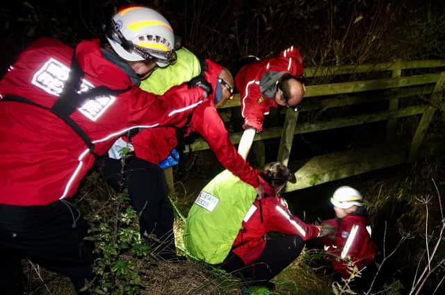 15 Mountain Rescue Team Members were involved in the rescue