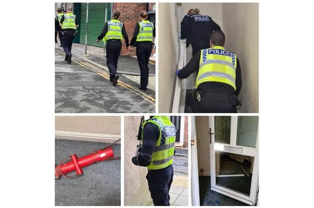 Drugs warrant executed at East Mount Flats on Longwestgate in Scarborough