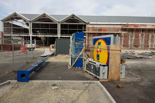 Hargreaves Services is currently working on the Lidl store (and B&M) near the railway station on the old Hilderthorpe Road coach park. Photo: Phil Hutchinson