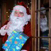 Santa in the Sitwell Library is just one of many festive family events in December at Woodend, Scarborough Art Gallery and Rotunda Museum