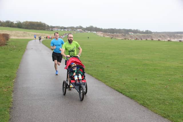 Phill Taylor of Bridlington Road Runners in action at Sewerby Parkrun on Saturday November 13.
Photo by TCF Photography