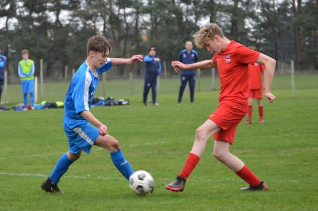 Heslerton Under-15s tackle Kirkbymoorside Under-15s in the York Minor League
Photo by Cherie Allardice