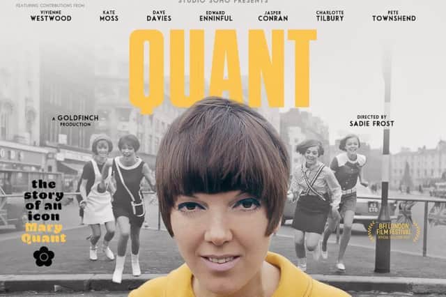 Designer Mary Quant is the subject of a film being shown at the Stephen Joseph Theatre this month