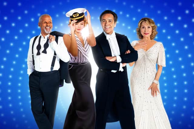 Gary Wilmot, Sutton Foster, Robert Lindsay and Felicity Kendall star in Anything Goes which was a sell-out success at London's Barbican and is now heading for cinemas