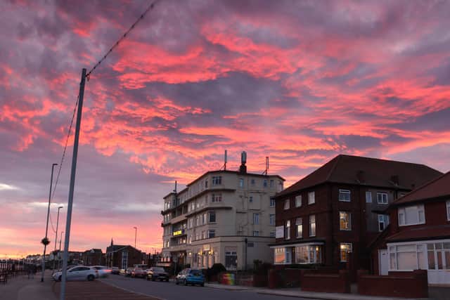 This beautiful sunset photograph was taken by Julie Pilling.