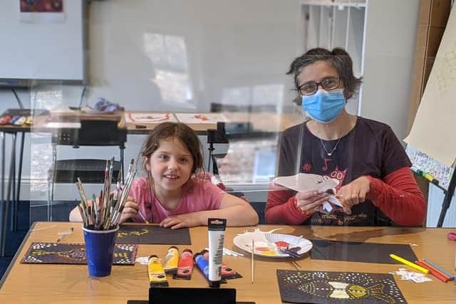 A photograph from Rural Arts’ reopening in August 2020