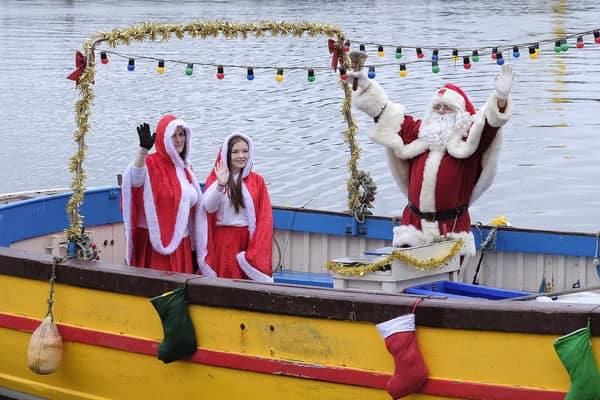 Santa arriving in 2019