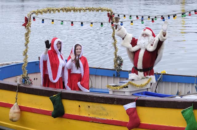 Santa arriving in 2019