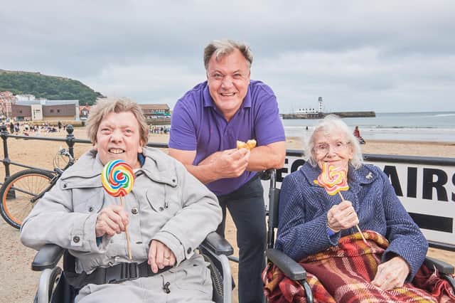 Ed with Phyllis and Betty in Scarborough