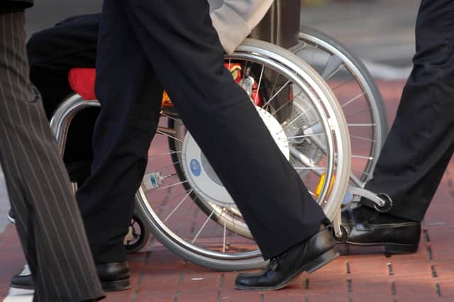Charity Disability Rights UK has called on the NHS to tackle wheelchair waiting times across the country, and said leaving someone without one is akin to 'removing the use of a non-disabled person's legs'. photo: PA Images