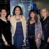 Adding glamour to the Tomorrow's Ghosts festival in 2019 were Martine Beswick, Pauline Peart, Caroline Munro and Valerie Leon at Whitby Pavilion.