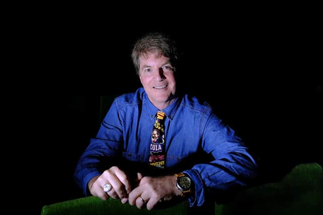 Dacre Stoker, the Great Grand Nephew of Bram Stoker, at Whitby Theatre in 2019.