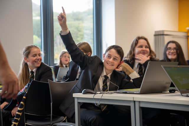 Youngsters from Scarborough and Whitby taking part in CyberFirst sessions at CU Scarborough.