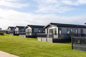 Revised plans have been revealed for 65 lodge-style static caravans to be placed on land to the south of Sands Road. (Credit: Aria Resorts and EKO Custom Homes)