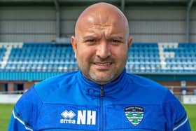 Whitby Town joint manager Nathan Haslam,  who was pleased with his side’s second half display at Basford United.