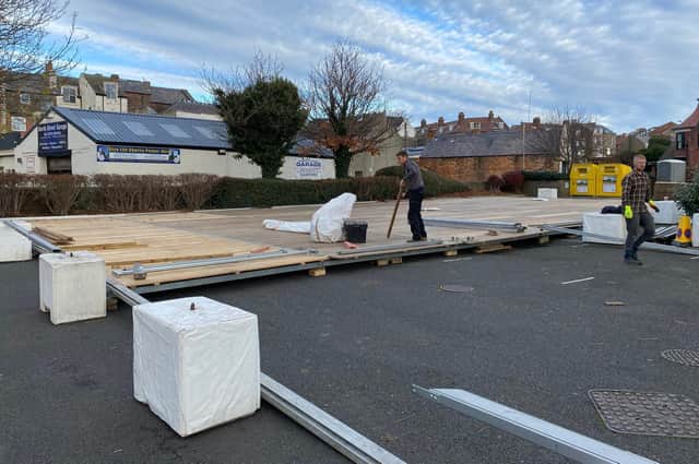 Construction of Scarborough's new ice skating rink has begun. (Photo: Scarborough Council)