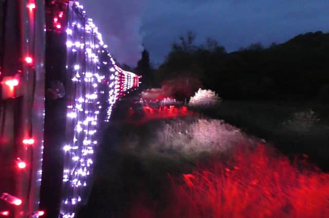 The illuminated train journeys were a highlight of the North York Moors Railway's 2021 season. picture: Robert Townsend.