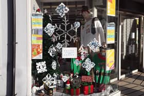 Foundation pupils at Hilderthorpe Primary School created intricate snowflakes which have been displayed in the YMCA shop on King Street. Photo submitted