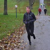 Gillian Taylor was the first lady home in the Sewerby parkrun

Photo by TCF Photography