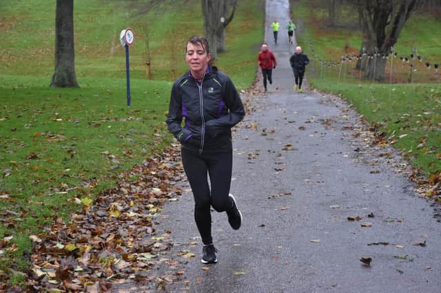 Gillian Taylor was the first lady home in the Sewerby parkrun

Photo by TCF Photography