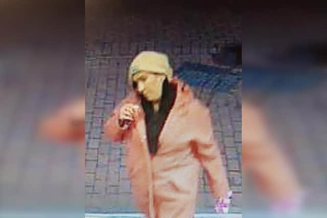 North Yorkshire Police are looking for this woman concerning an incident with a young child in Whitby.