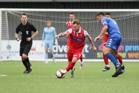 Nathan Cartman scored a hat-trick for Boro in the win at Redcar Town in the NRCFA Senior Cup.